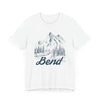 Bend, Oregon Graphic Tee - Mountain Illustration Bend T Shirt