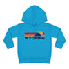 Wyoming Toddler Hoodie - Unisex Mountain Pullover Sweatshirt, Kids Hooded Jumper, Wyoming Souvenir