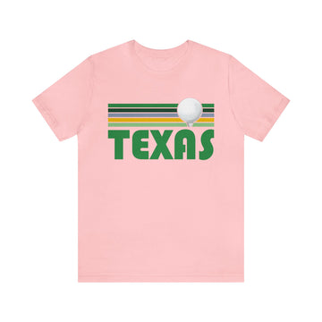 Buy pink Golf Texas T-Shirt - Retro Golf Unisex Texas Shirt