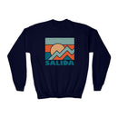 Salida, Colorado Youth Sweatshirt - Unisex Kid's Salida Crewneck Sweatshirt-4