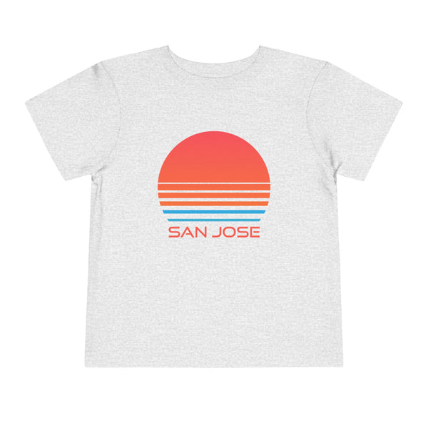 San Jose, California Toddler T-Shirt - Retro 80s Toddler San Jose Shirt