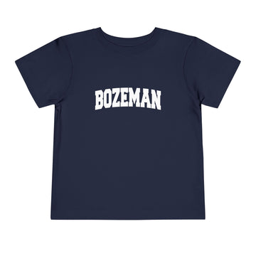 Buy navy Bozeman, Montana Toddler Graphic Tee - Kids Bozeman Vacation Shirt