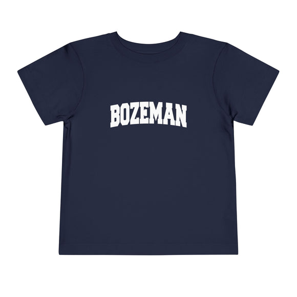 Bozeman, Montana Toddler Graphic Tee - Kids Bozeman Vacation Shirt