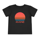 Maine Toddler T-Shirt - Retro 80s Unisex Toddler Maine Shirt-4