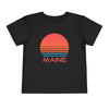 Maine Toddler T-Shirt - Retro 80s Unisex Toddler Maine Shirt