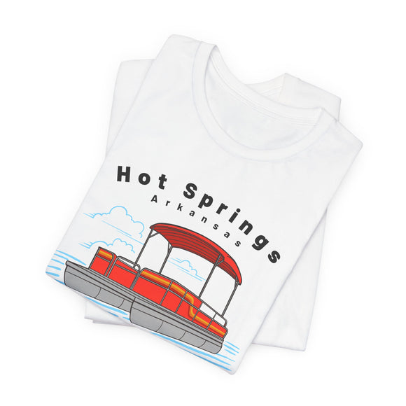 Hot Springs, Arkansas T Shirt - Pontoon Boat Tee