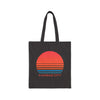 Kansas City, Missouri Retro 80s Cotton Canvas Kansas City Tote Bag