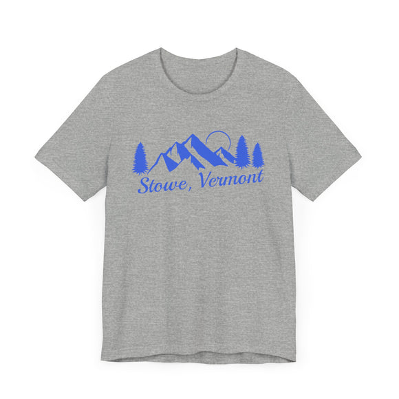 Stowe, Vermont T-Shirt - Retro Mountain Unisex Stowe Shirt