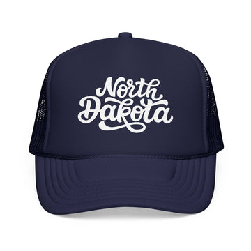 Kids North Dakota Trucker Hat - Youth Snapback Cap