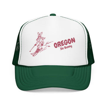 Buy kelly-white-kelly Oregon Ski Bunny Foam Trucker Hat