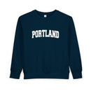 Portland, Oregon Sweatshirt - Portland Toddler Crewneck Sweatshirt-4