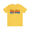 Big Sky, Montana Shirt - Mountain Sunset Unisex Big Sky T-Shirt