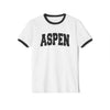 Aspen, Colorado Cotton Ringer Graphic Tee - Unisex Aspen T Shirt, Vintage Style Tee, Men's/Women's Tee