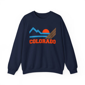 Buy navy Colorado Sweatshirt - Mountain Colorado Crewneck Sweatshirt
