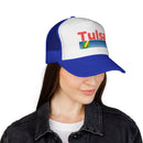 Tulsa, Oklahoma Retro Corn and Farm Trucker Hat-18