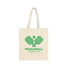 Connecticut Cotton Canvas Pickleball Connecticut Tote Bag