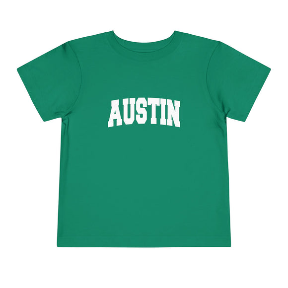 Austin, Texas Toddler Graphic Tee - Kids Austin Vacation T-Shirt