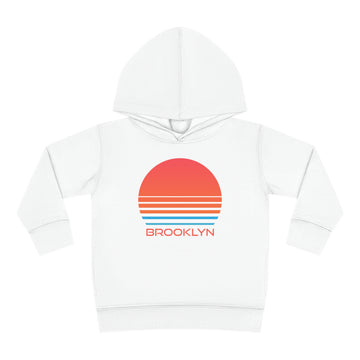 Buy white Brooklyn, New York Toddler Hoodie - Retro 80s