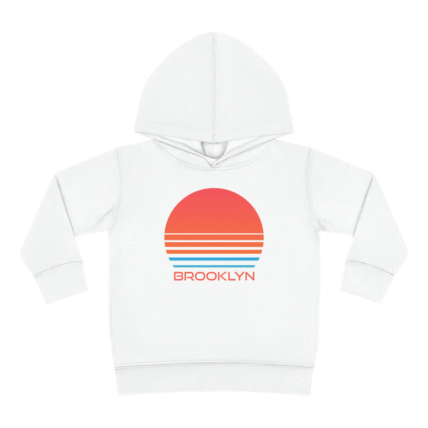 Brooklyn, New York Toddler Hoodie - Retro 80s