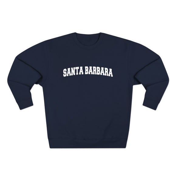 Premium Santa Barbara, California Retro Graphic Sweatshirt