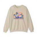 Wailea Beach, Hawaii Sweatshirt - Unisex Retro Beach Crewneck Wailea Beach Sweatshirt-3