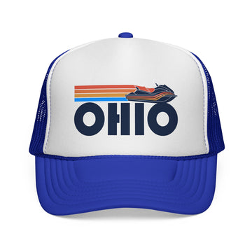 Buy royal Ohio Retro PWC Boating Trucker Hat - Vintage Style Ohio Cap