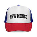 New Mexico Retro Collegiate Style Trucker Hat-1