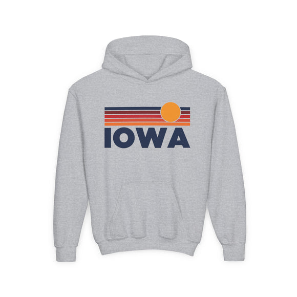 Iowa Youth Hoodie - Kids Iowa Hooded Sweatshirt