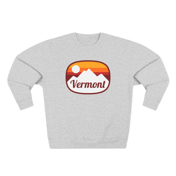 Buy heather-grey Premium Vermont Sweatshirt - Retro Unisex Sweatshirt