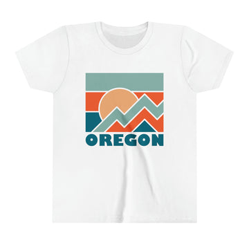 Buy white Oregon Youth T-Shirt - Unisex Kids Oregon Shirt
