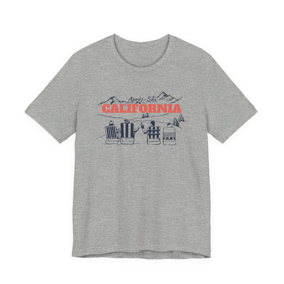 California Après-ski T-Shirt - Vintage Mountain Graphic Tee
