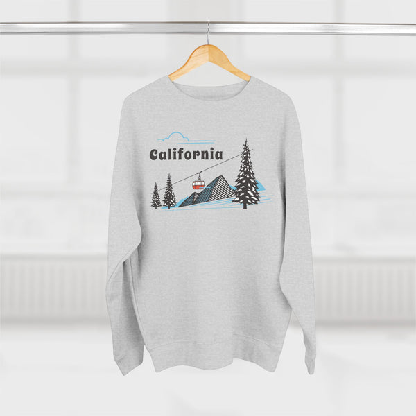 Premium California Sweatshirt Unisex Crewneck, Premium Sweatshirt, Crewneck Jumper, Ski Resort Apparel