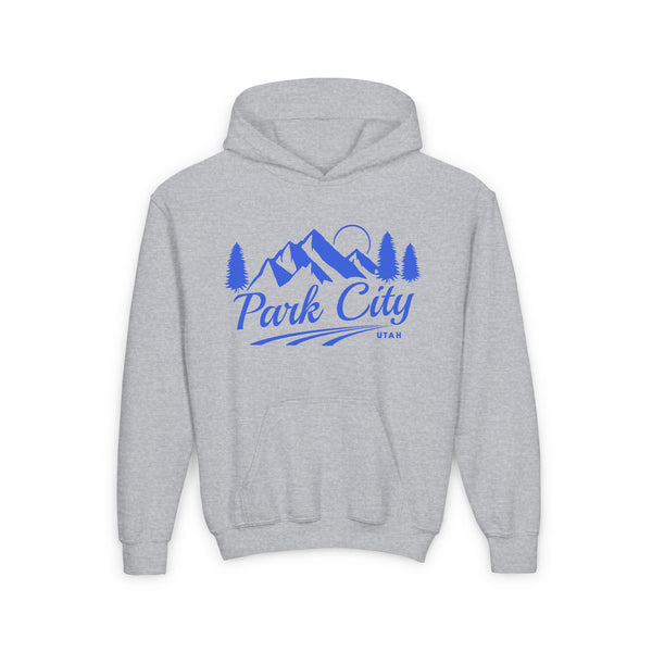 Retro Park City, Utah Youth Hoodie - Mountain Park City, Utah Kids Sweatshirt, Cute Park City, Utah Children's Pullover