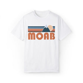 Moab, Utah Graphic Tee, Comfort Colors Retro Unisex Moab T shirt, Mountain Adventure Shirt
