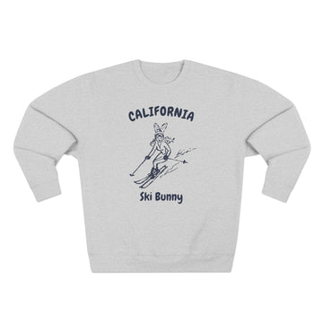 Buy heather-grey Premium California Ski Bunny Sweatshirt