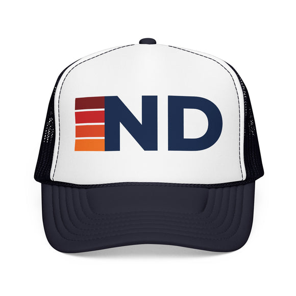 North Dakota Trucker Hat - ND Abbr retro cap