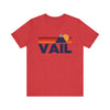 Retro Vail, Colorado T-shirt, Mountain Tee, Vintage Vail Unisex Jersey Shirt, Outdoor Hiking Apparel
