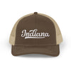 Indiana Snapback Trucker Cap - Embroidered Indiana Hat