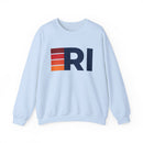 Rhode Island Retro Sweatshirt | Retro Stripes Rhode Island-4