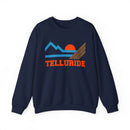 Telluride, Colorado Sweatshirt - Mountain Telluride Crewneck Sweatshirt-5