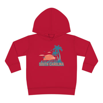 Buy vintage-red South Carolina Toddler Hoodie - Unisex South Carolina Toddler Sweatshirt