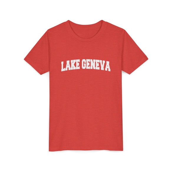 Lake Geneva, Wisconsin Youth Graphic Tee - Kids Lake Geneva T Shirt