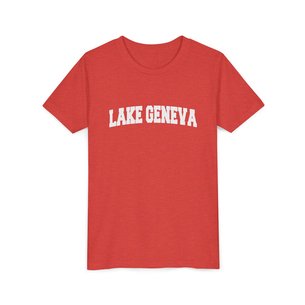 Lake Geneva, Wisconsin Youth Graphic Tee - Kids Lake Geneva T Shirt