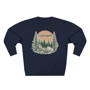 Buy navy Premium Colorado Sweatshirt - Unisex Camp Sweatshirt
