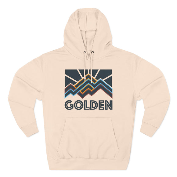 Golden, Colorado Hoodie - Retro Mountain Unisex Sweatshirt