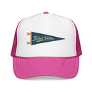 Kobuk Valley National Park Pennant Trucker Hat — Vintage Foam Mesh Cap-5