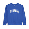 Georgia Toddler Sweatshirt - Georgia Toddler Crewneck Sweatshirt