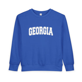 Georgia Toddler Sweatshirt - Georgia Toddler Crewneck Sweatshirt