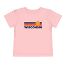 Wisconsin Toddler T-Shirt - Retro Sun Tee-4