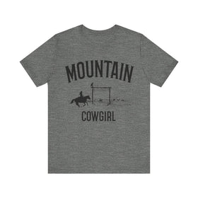 Buy deep-heather Mountain Cowgirl Graphic Tee